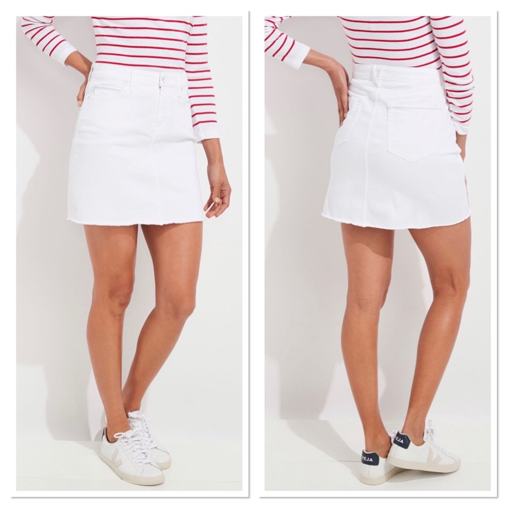Vineyard Vines White Mini Skirt